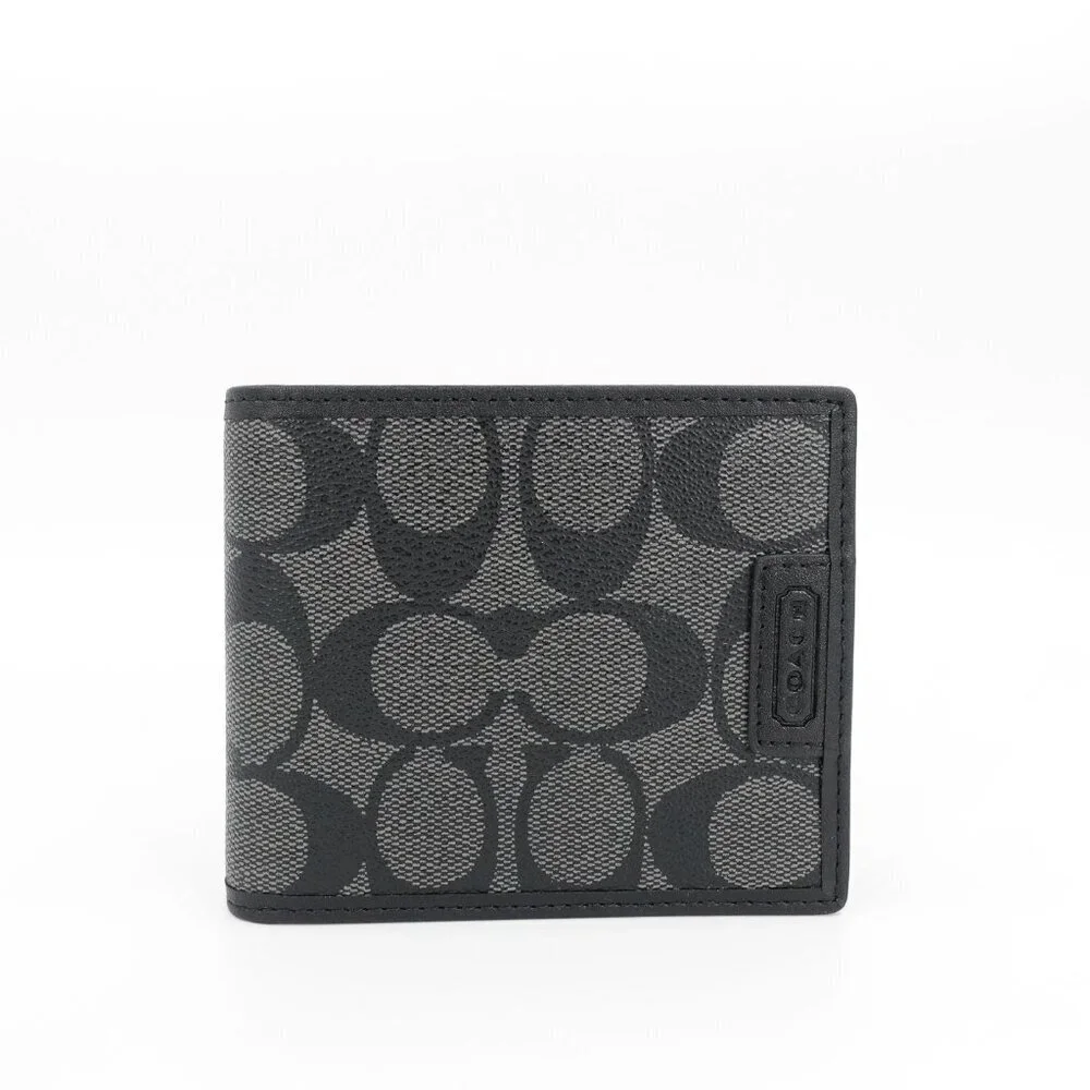 Coach Boxed 3 In 1 Wallet Gift Set Black OS - Picture 2 of 14
